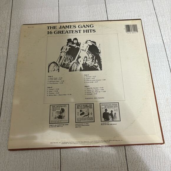 The James Gang 16 Greatest Hits Two Record Set - Picture 9 of 9